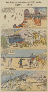 Gyarmati háborúk a 19. században, Algéria, Tunézia (színes litó) alkotó: Louis Charles (after) Bombled
