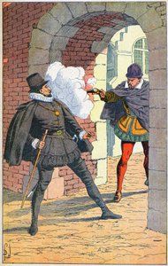 1. Vilmos meggyilkolása Delftben 1584-ben alkotó: Louis Charles Bombled
