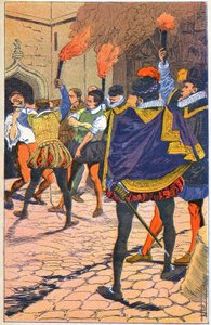 IX. Károly és a protestánsok alkotó: Louis Charles Bombled
