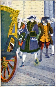 Damiens XV. Lajos életére vár alkotó: Louis Charles Bombled