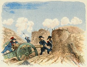 Illusztráció a "Les heros du Siecle" című könyvből, Dick de Lonlay anekdotikus elbeszélései, Louis Bombled (1862-1927) illusztrációjával. alkotó: Louis Charles Bombled
