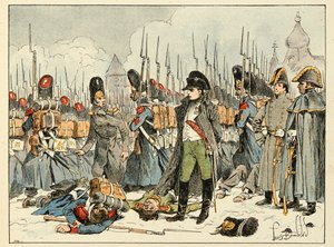 Illusztráció az „Az évszázad hősei” című könyvből, Dick de Lonlay anekdotikus szavai és Louis Bombled (1862-1927) illusztrálása