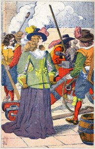La Fronde: a Grande Mademoiselle alkotó: Louis Charles Bombled