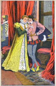 Marie Stuart és Francois II alkotó: Louis Charles Bombled