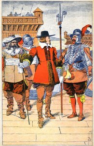 Richelieu La Rochelle központjában alkotó: Louis Charles Bombled