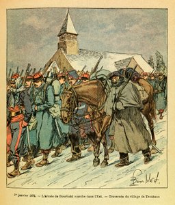 Eugene Sergeant keleti hadereje, Grenest néven, Louis Bombled (1862-1927) illusztrálásával (francia-német háború; 1870-1871 kampány): január 1-jén alkotó: Louis Charles Bombled