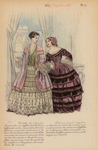 Francia divat: Napóleon III (színes litográfia) alkotó: Louis Colas