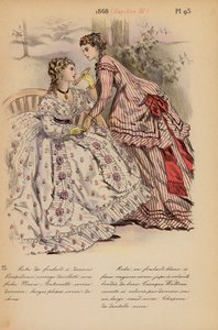 Francia divat: Napóleon III (színes litográfia) alkotó: Louis Colas