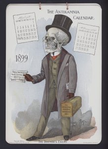 Illusztráció az Antikamnia naptárhoz, 1899