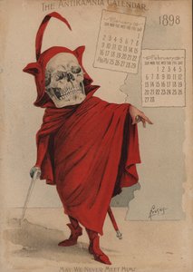 Mephistopheles, illusztráció az Antikamnia naptárhoz