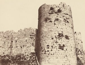 Kalaat-El-Hosn, Második kiállítás, Külső, saroktorony, délnyugat,1859 (fotó)