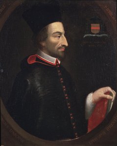 Cornelius Jansen, Janseniusnak, Ypres püspökének portréja (olaj, vászon alkotó: Louis Dutielt
