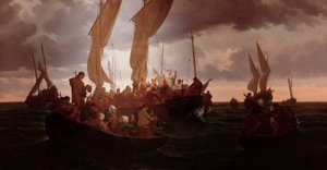 misézett a tengeren 1793-ban alkotó: Louis Duveau