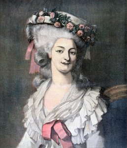 Marie-Louise, Lamballe hercegnője, 1892 alkotó: Louis Edouard Rioult