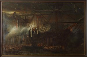 Napóleon hamvainak átszállítása a La Belle Poule fregatt fedélzetére, 1840. október 15., 1843.