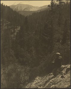 A Gorgonio-hegy távoli kilátása alkotó: Louis Fleckenstein