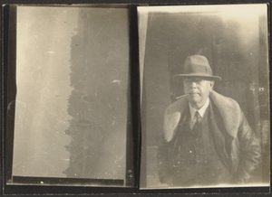 [Dupla keret - Fleckenstein és tájkép] alkotó: Louis Fleckenstein