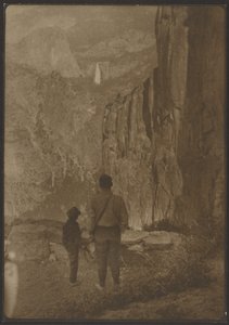 Nevada Falls from Ledge túraútvonal, Yosemite alkotó: Louis Fleckenstein