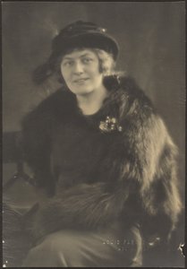Nő portréja prémkámzsában alkotó: Louis Fleckenstein