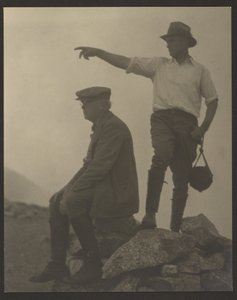 [Két balra néző férfi, Old Baldy Peak] alkotó: Louis Fleckenstein