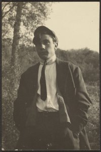 [Fiatalember a mezőn] alkotó: Louis Fleckenstein