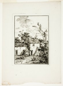 Függőleges tájkép alkotó: Louis Gabriel Moreau
