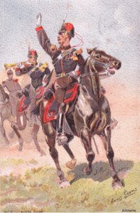 Tüzérség, Képeslap, 1920-as évek