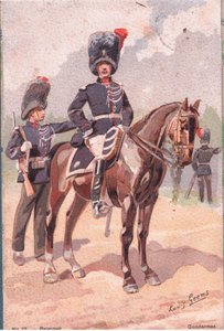 Csendőrök, Képeslap, 1920-as évek