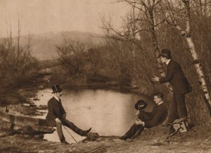 Három férfi a tónál, 1937