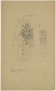 McVickers Színház, Chicago, Illinois, vázlat alkotó: Louis H. Sullivan