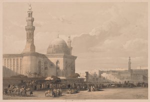 Egyiptom és Núbia: III. kötet – 38. szám, Hasszán szultán mecsete a Rameyleh Nagy térről alkotó: Louis Haghe