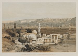Egyiptom és Núbia, III. kötet: Kairó Citzenib kapujából, Szuezi sivatag felé nézve, 18. alkotó: Louis Haghe
