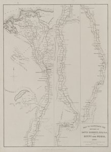 Egypt and Nubia, Volume III: Map to Illustrated the Sketches of David Roberts, Esq...1849, 1849. alkotó: Louis Haghe