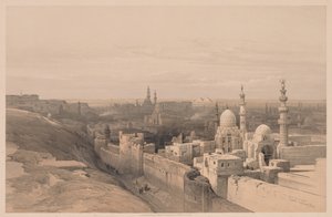 Egyiptom és Núbia: III. kötet – 26. szám, Kairó, Nyugatra nézve alkotó: Louis Haghe