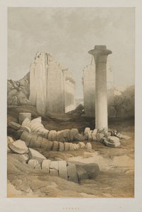 Egyiptom és Núbia, II. kötet: Karnak, 1848. alkotó: Louis Haghe