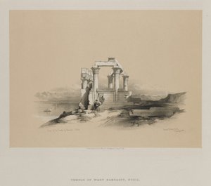 Egyiptom és Núbia, II. kötet: Kardeseh templomának romjai, Núbia alkotó: Louis Haghe