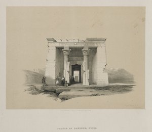 Egyiptom és Núbia, II. kötet: Dandour temploma, Núbia alkotó: Louis Haghe