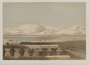 Egyiptom és Núbia, I. kötet: Líbiai hegylánc, Luxor templomából alkotó: Louis Haghe