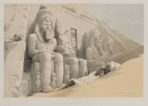 Egyiptom és Núbia, I. kötet: Aboo-Simble nagy temploma, Núbia, 1846.