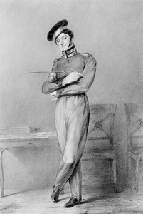 Power úr OConnor tizedes szerepében a Megszegett ígéretek című operában, 1826 alkotó: Louis Haghe