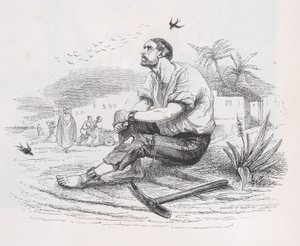 A fecskék a Béranger teljes műveiből, 1836. Alkotók: Louis-Henri Brevière, Cesar-Auguste Hebert. alkotó: Louis Henri Brevière, Cesar Auguste Hebert