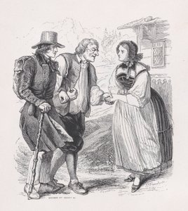 Az utazó a Béranger teljes műveiből, 1836. Alkotók: Louis-Henri Brevière, Cesar-Auguste Hebert. alkotó: Louis Henri Brevière, Cesar Auguste Hebert