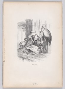 Özvegy voltam a Jelenetek az állatok magán- és közéletéből, kb. 1837-47. alkotó: Louis Henri Brévière