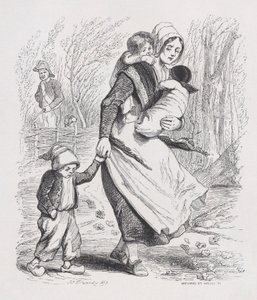 Jeanne, a vörös hajú Béranger teljes műveiből, 1836.