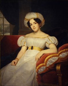 Natalja Sztyepanovna Golicina hercegnő portréja, szül.: Apraksina grófnő 1794-1890, 1824
