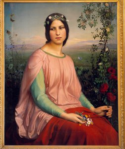 Mezei virágok. Anne Francois Louis Janmot (1814-1892) festménye