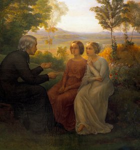 A lélek verse; A búzaszem. Anne Francois Louis Janmot festménye