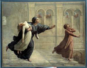 A lélek verse; A rémálom. Anne Francois Louis Janmot (1814-1892) festménye alkotó: Louis Janmot