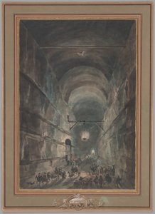 A Posillipo barlang alkotó: Louis Jean Desprez