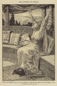 Dávid Absolont gyászolja alkotó: Louis John Rhead